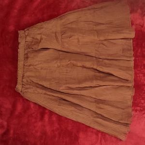 Rust brown skirt
